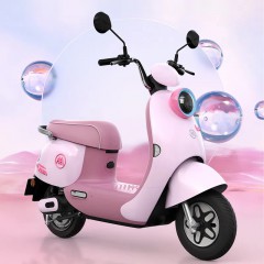 爱玛电动车露娜长续航大功率时尚豪华外卖电动摩托车